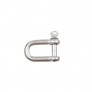 D Shackle 6mm for h/b cable