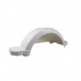Mudguard Poly White suits 14in